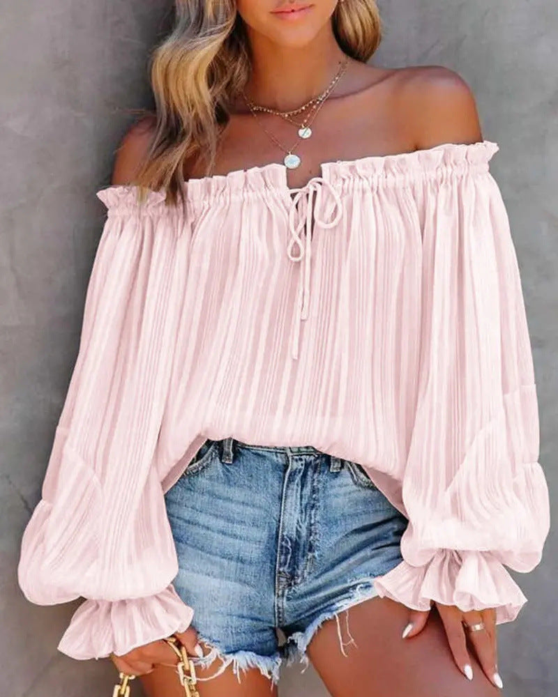 Off Shoulder Boho Top