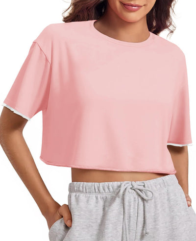 Women's Casual Crop Tee
