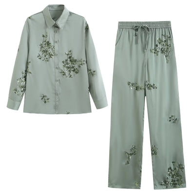 Shirt & High Waist Set