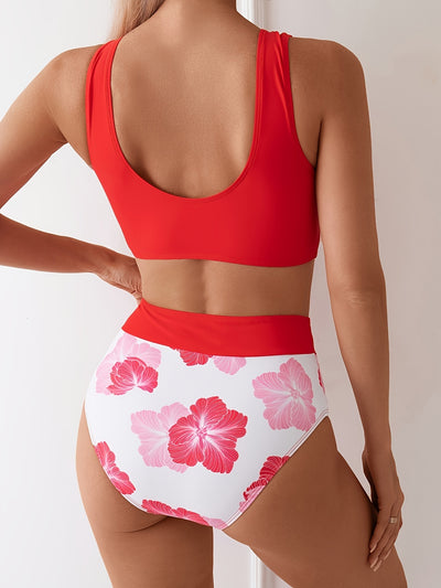Flower Print Holiday Bikini – Women - Shé Hauté