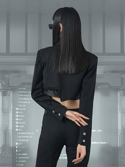Blazer coupe nombril