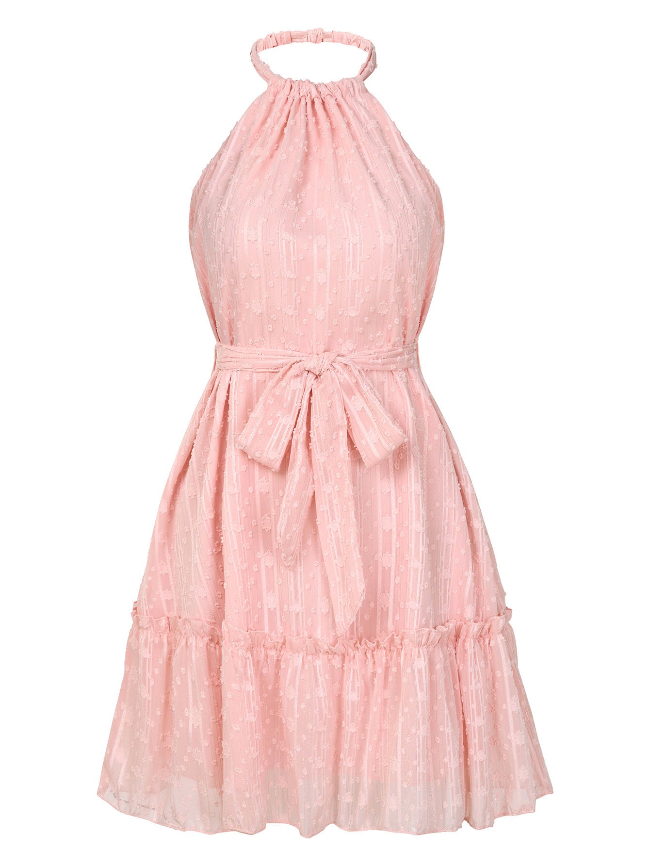 Solid Color Beach Dress