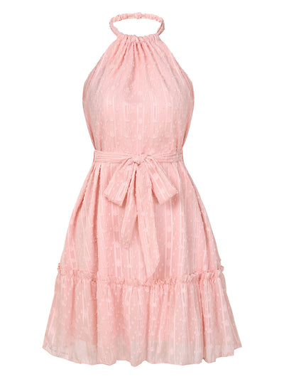 Solid Color Beach Dress