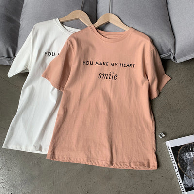 White Text T-Shirt
