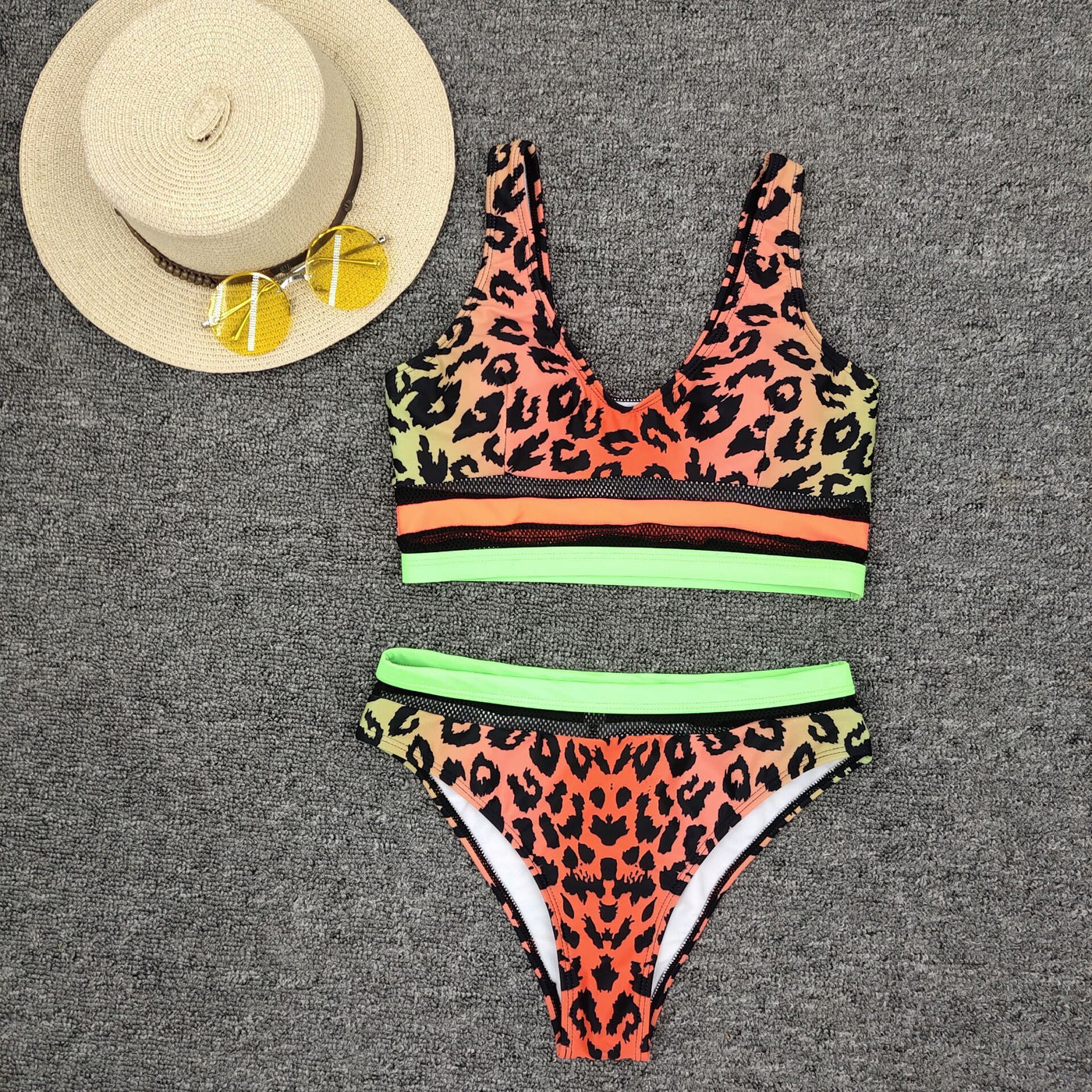 split leopard bikini - Shé Hauté