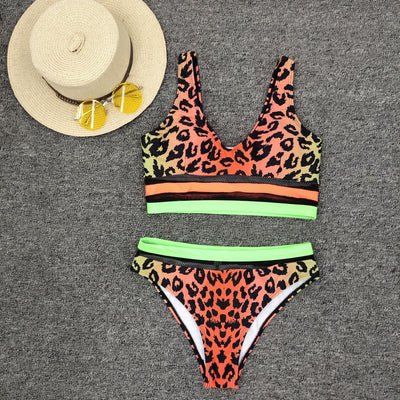 split leopard bikini - Shé Hauté