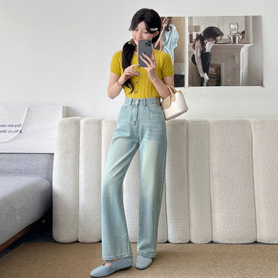 Women's Tall Straight Cropped Jeans - Shé Hauté