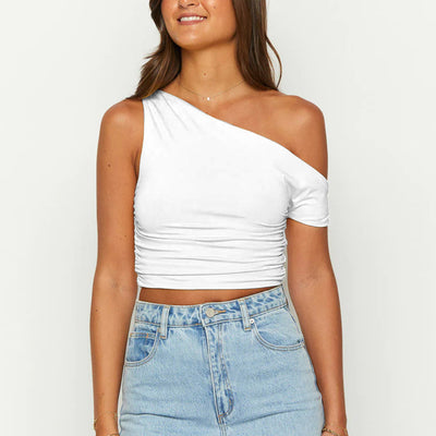 Gilet slim à épaules dénudées