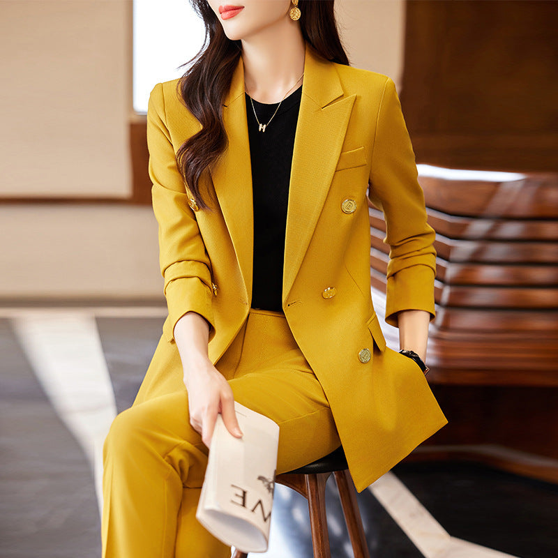 Costume slim fit caramel
