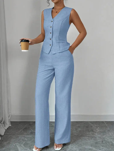 Strap Vest & Pants Set