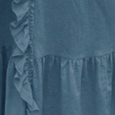 Ruffled V-Neck Maxi