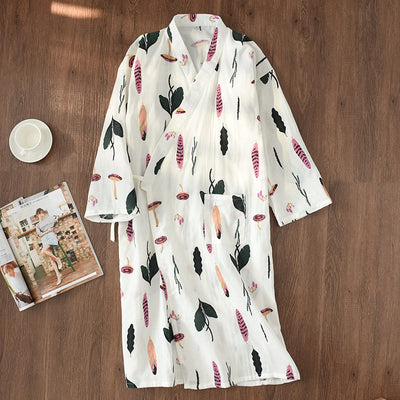 Gauze Kimono Robe