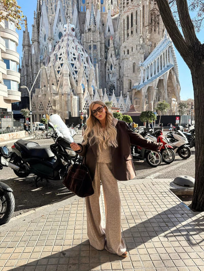 Ensemble pantalon élastique