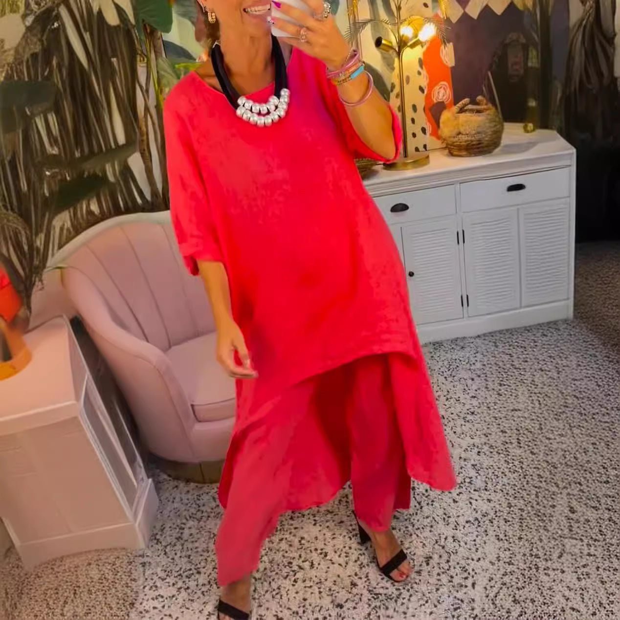 Irregular Crop Suit