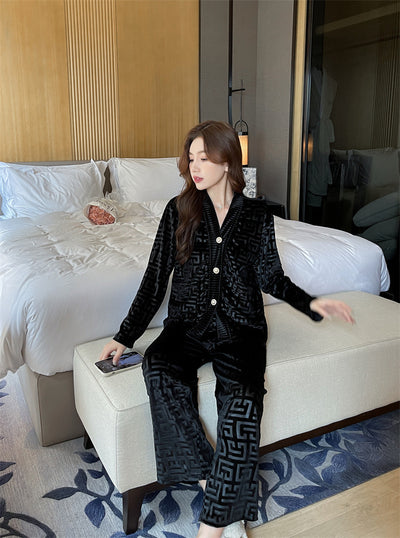 Ensemble pyjama en velours