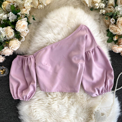 Off Shoulder Crop Top