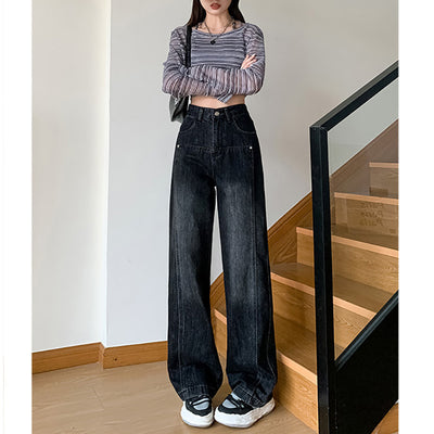 Wide-Leg High Waist Trousers - Shé Hauté