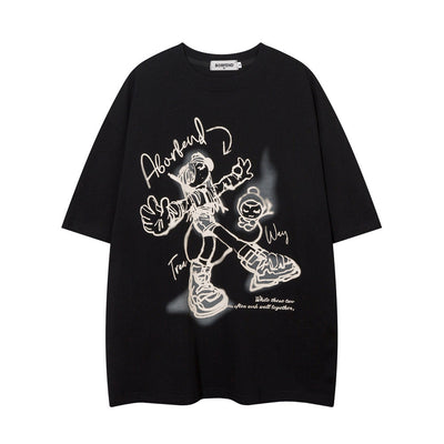 Cartoon Cotton Tee
