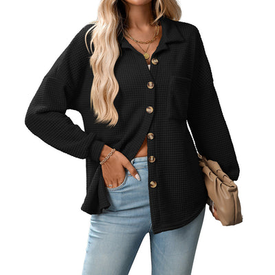 Chemise en tricot gaufré
