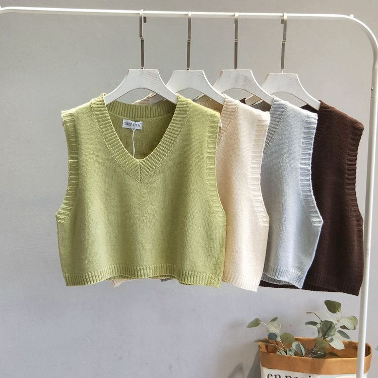 Women's Retro Knit Vest
