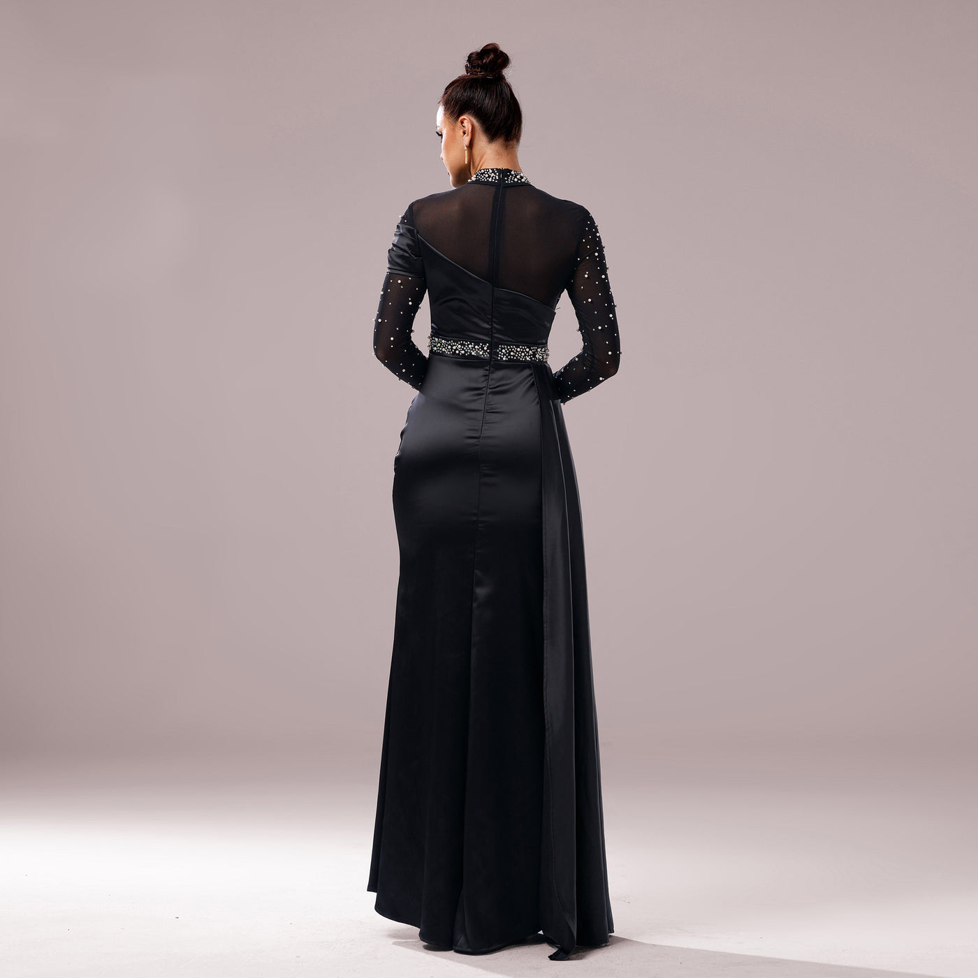 Women's Long Sleeve Pearl Dress - Shé Hauté