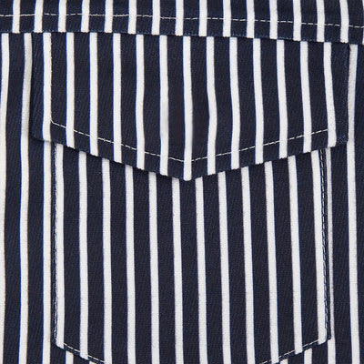 Striped Jacket & Shorts Set