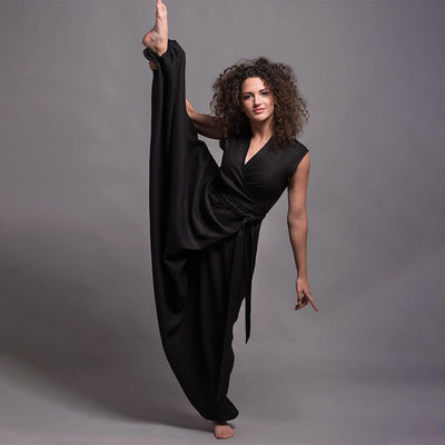 Summer V-Neck Jumpsuit