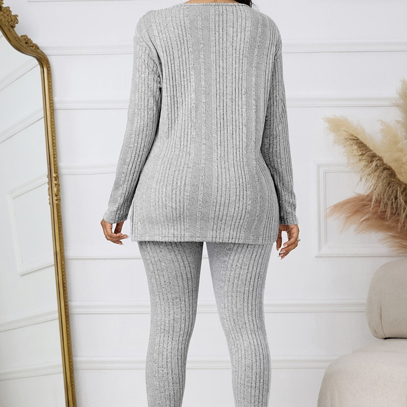 V-neck Top & Pants