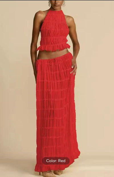 Flowy Vest Suit