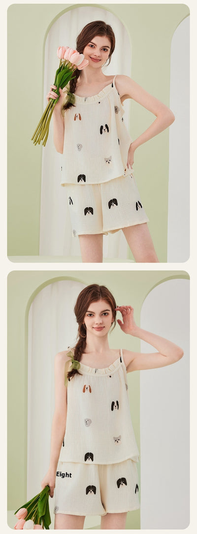 Pyjama en gaze de coton