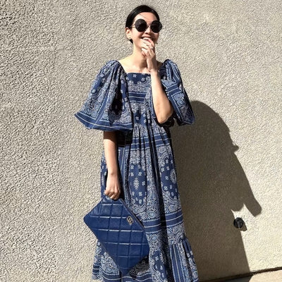 Robe bouffante décontractée