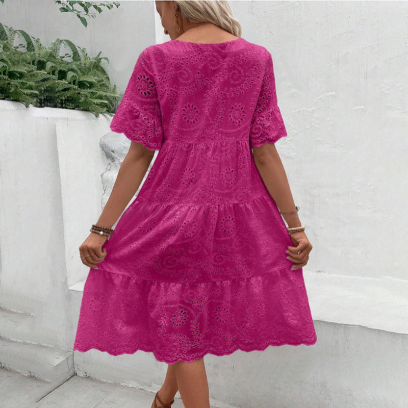 Lace Embroidered Dress Shé Hauté