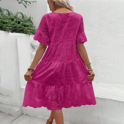 Lace Embroidered Dress Shé Hauté