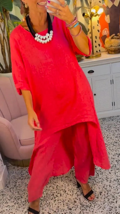 Irregular Crop Suit