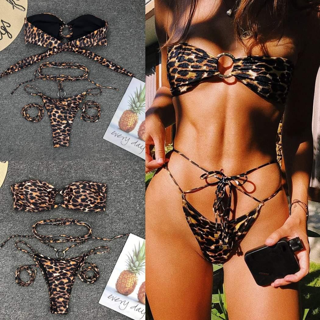 Leopard print bikini - Shé Hauté