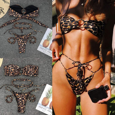Leopard print bikini - Shé Hauté