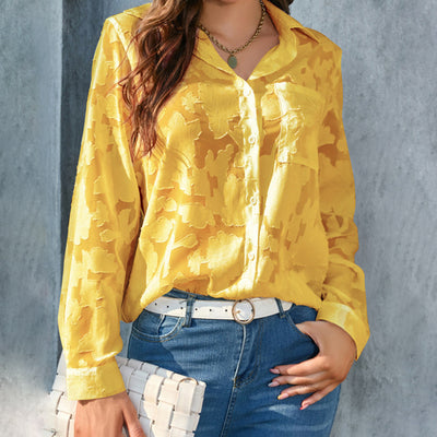 Casual Long Sleeve Top – Women
