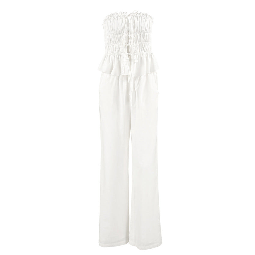 Ensemble haut tube blanc