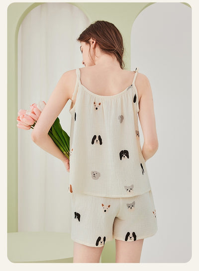 Pyjama en gaze de coton