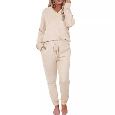 Waffle Top & Trousers