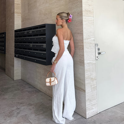 Ensemble haut tube blanc
