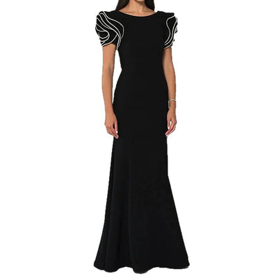 Women's Round Neck Mermaid Dress - Shé Hauté