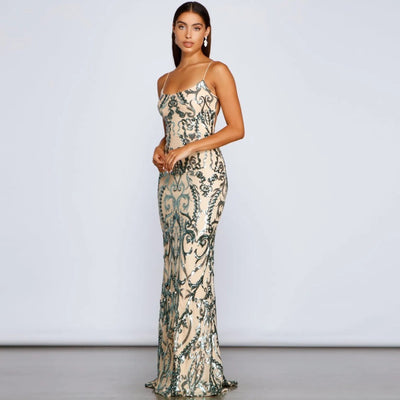 Robe à paillettes tendance