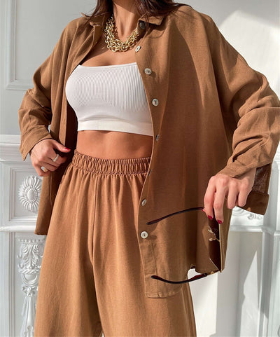 Ensemble de salon boutonné