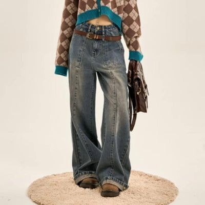 Jean vintage dégradé