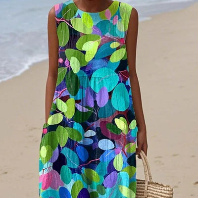 Robe slim imprimée