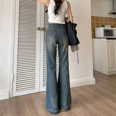 Women's Loose Flared Jeans - Shé Hauté