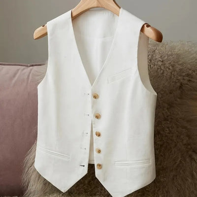 Elegant Linen Vest