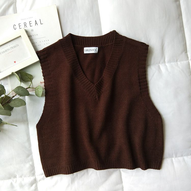 Women's Retro Knit Vest