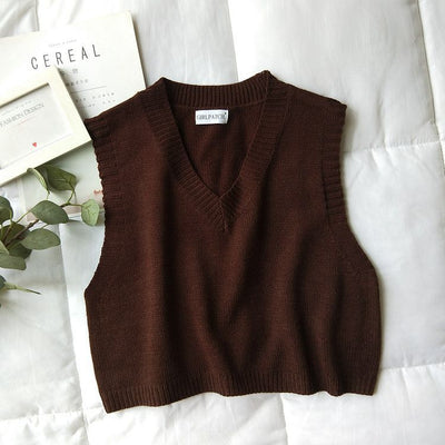 Women's Retro Knit Vest